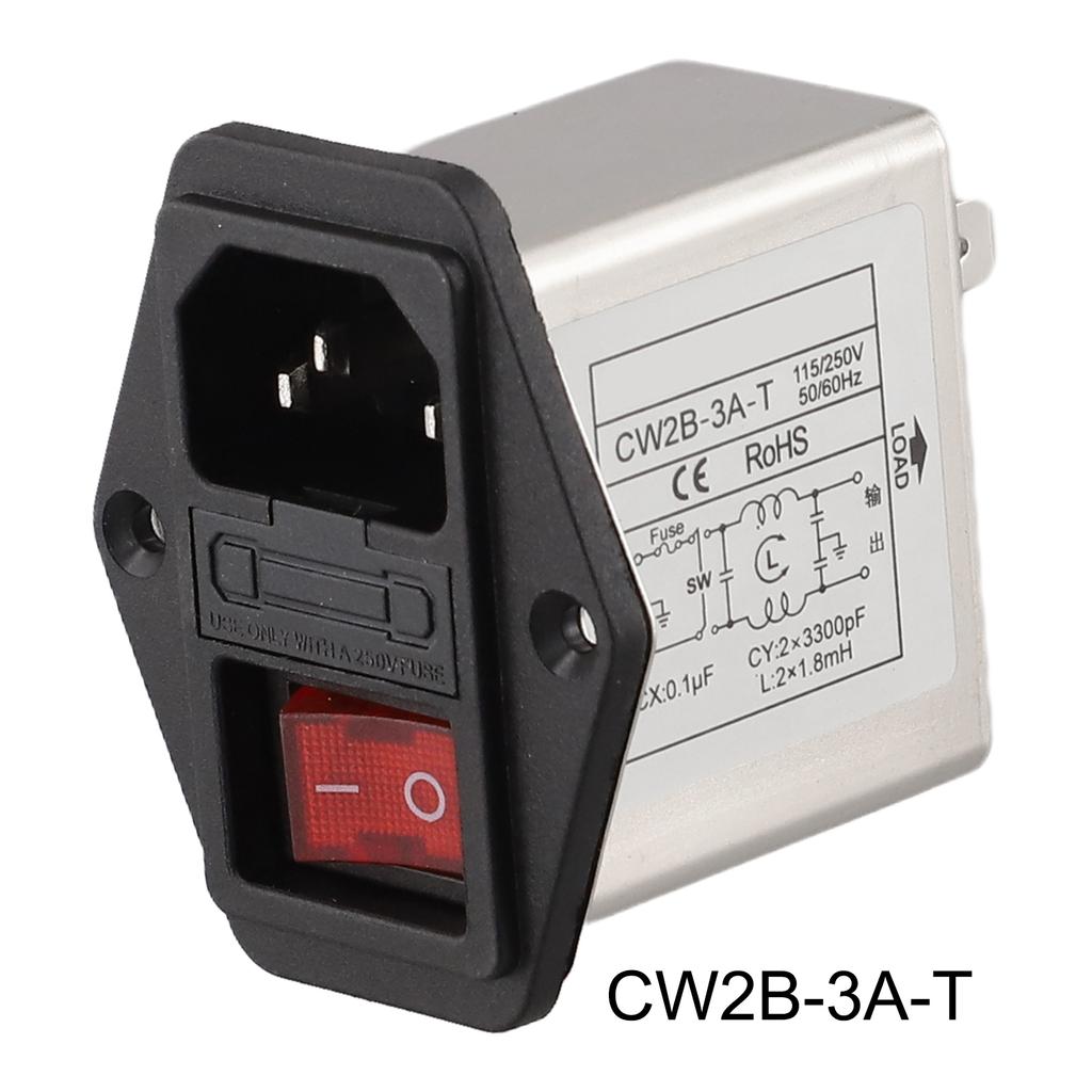 Stay Powered and Protected with CW2BT CW2CT IEC Socket Type Power Filter