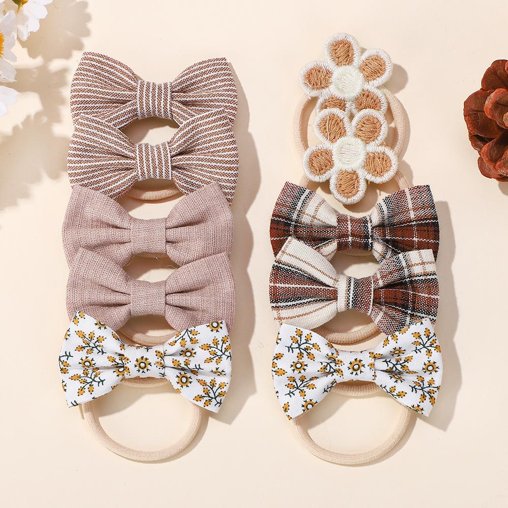 

10 шт./набор Милые бантики Детские заколки для волос Кружевной цветок Детские заколки для волос для девочек Прически Зажим Подарки Эластичные Детские аксессуары для волос