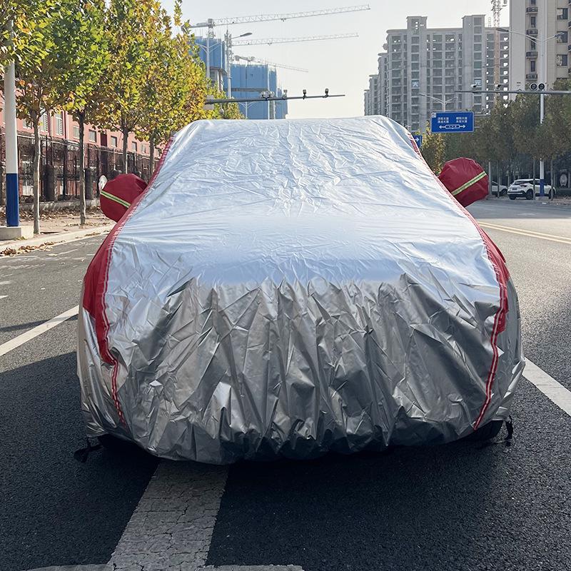 Waterproof 210D Oxford Car Cover: Full Protection Against Sun, Heat, Dust, and Rain