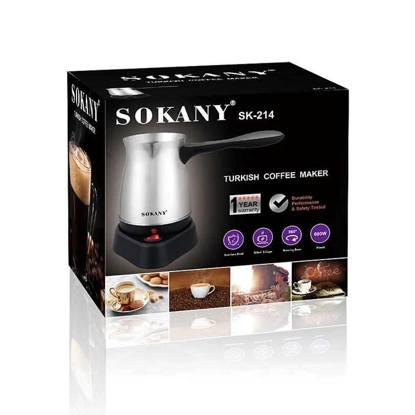Portable Turkey Coffee Maker Italian Mocha Pot Coffee Tea Milk Heating Cooker Greek Turkish Coffee Machine for Household Office