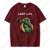 Vtipná anime kreslená trička Lego-las s potiskem Humorný styl Letní móda Tričko s krátkým rukávem Y2k Streetwear Bavlněné tričko Camisetas