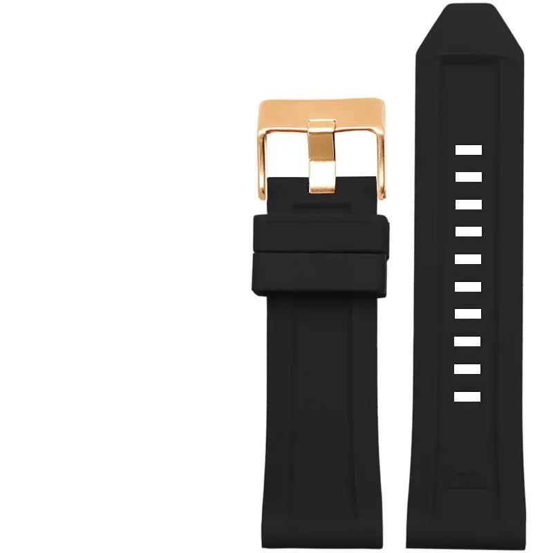 Silikon Kauçuk Bilezik Saat Kayışı 24mm 26mm 28mm dizel DZ4496 DZ4427 DZ4487 DZ4323 DZ4318 DZ4305 Erkek Saat Kayışı