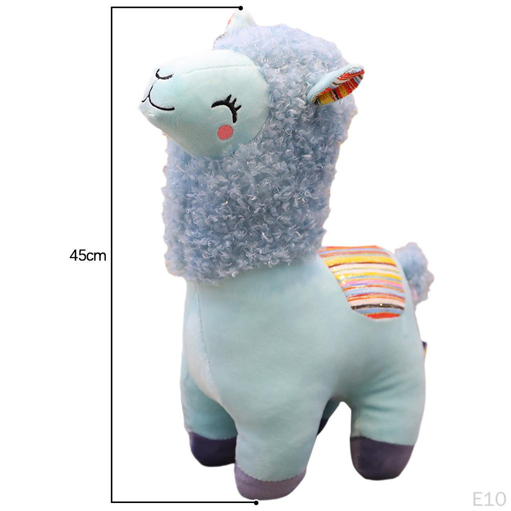 Alpaca Plush Toy Pillow Llama Doll Cushion Office Years Gift for Kids Adults