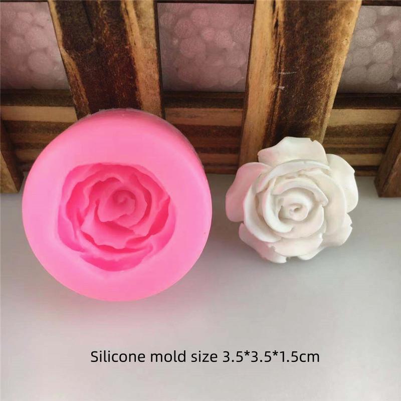

Cake Decorating Tool 3d Rose Flower Silicone Mold Fondant Chocolate Mold Non-Stick Rose Shaped Mold For Chocolate Making
