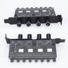 PWM Hub Cooling Fan Speed Controller SATA/4 Pin Adapter 8 Channel PWM Cooler Fan HUB 4 Knob PC Case Cooling Fan Hub