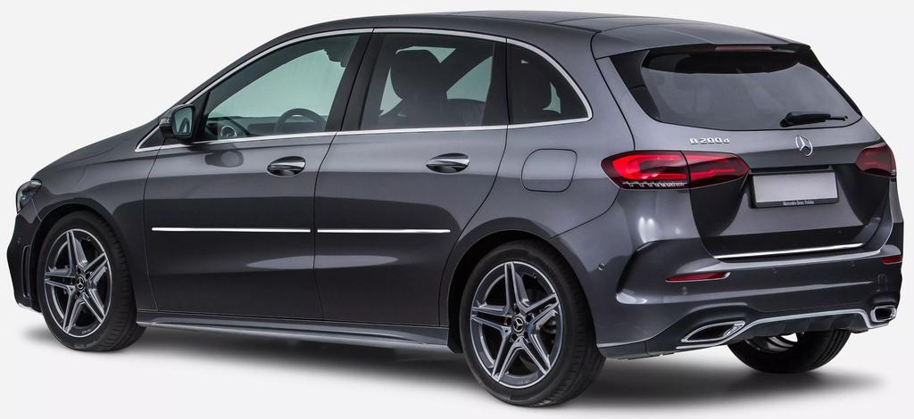 Mercedes B W247 - Listwy Chrom Boczne Drzwi
