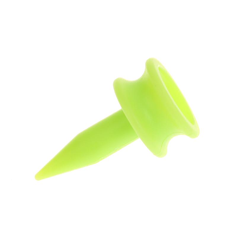 50 sztuk/opakowanie Profesjonalne koszulki golfowe 25 mm 0,98' Zamek Zielony Akcesoria golfowe Plastikowe koszulki golfowe Idealne do tee'owania piłki