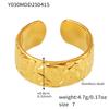 Minimalist Textured Open Ring - Cold Style Fashion Jewelry for Index Finger