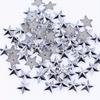 100 Acrylic Diamond Flat Bottom Gold and Silver Five-pointed Star DIY Production of Decorative Clothing Accessories Accessories