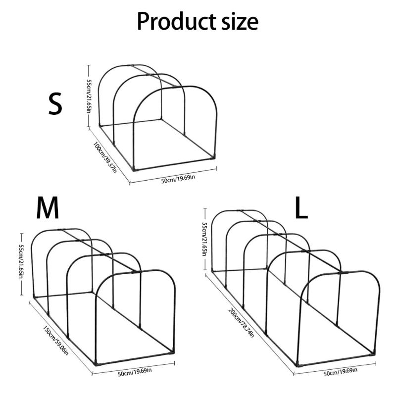 Frost Proof Portable Mini Greenhouse for Plant and Vegetables Steel Frame Insulated Cover for Indoor Outdoor Use