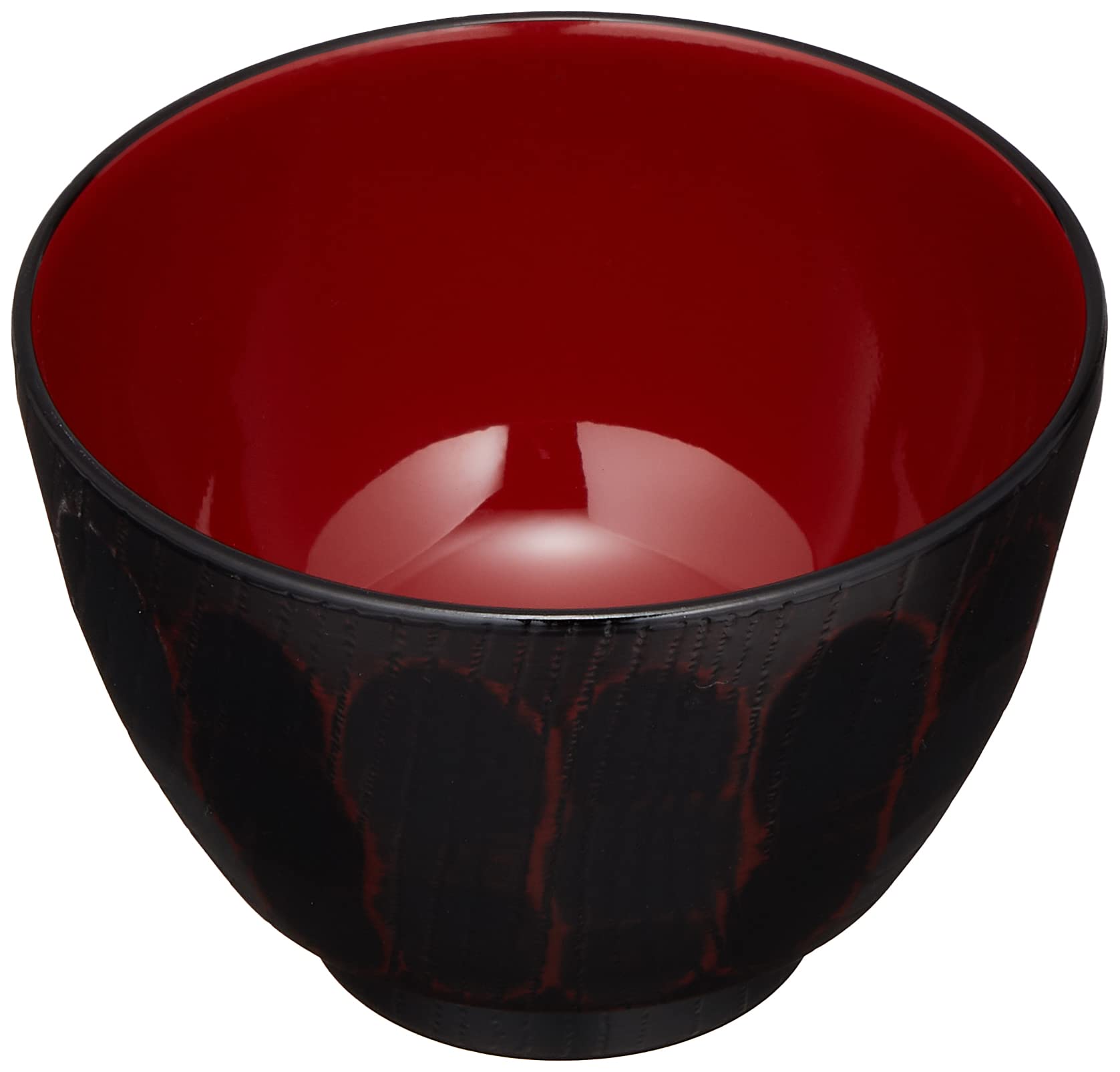 Yamanaka Lacquerware Fit Dishwasher Tortoiseshell Pattern Soup Akebono M13252 Bowl, Safe, Bowl, (Dawn)