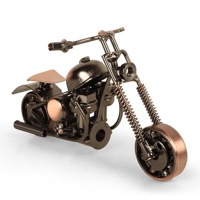 Amaze Shoppee Iron Bike Miniature Figurine, Standard, Brown, 1 Piece