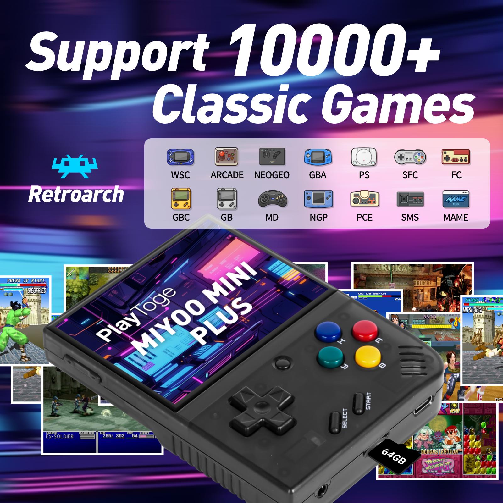 

Портативная игровая консоль 3,5-дюймовый экран IPS 640x480 с поддержкой внешней TF-карты