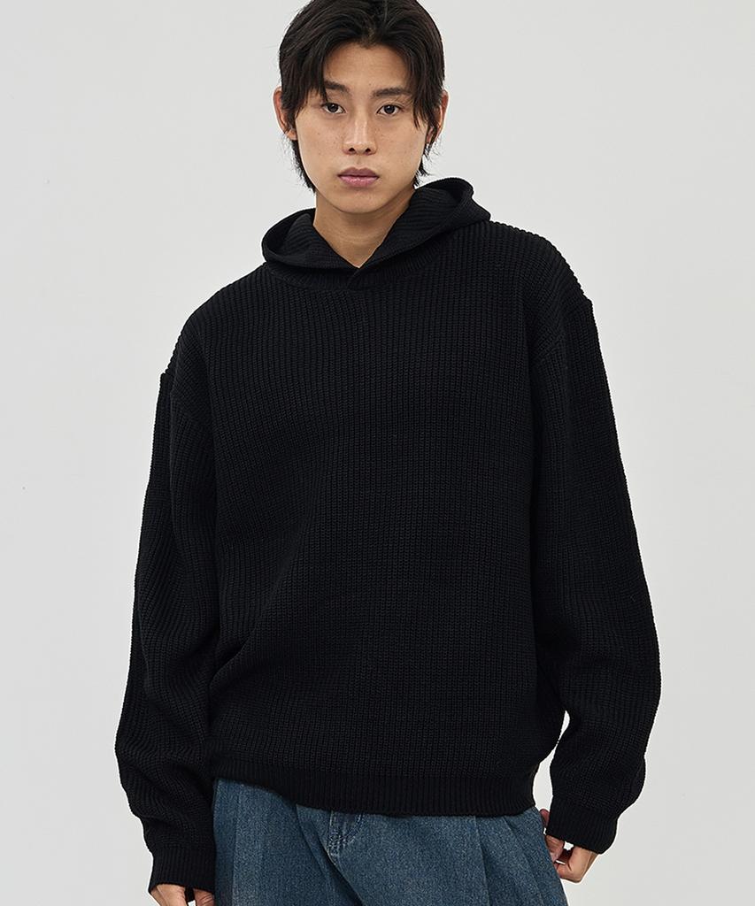 THE-ABON Faro Hazzi Hooded Knit Camel