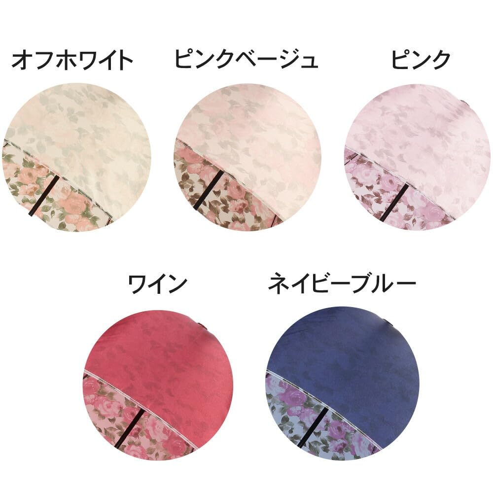 MOONBAT Mila Schon Long Umbrella Windproof Umbrella Automatic Opening Umbrella Floral Print Transfer Print Umbrella Fiberglass Rib Glossy Polyester