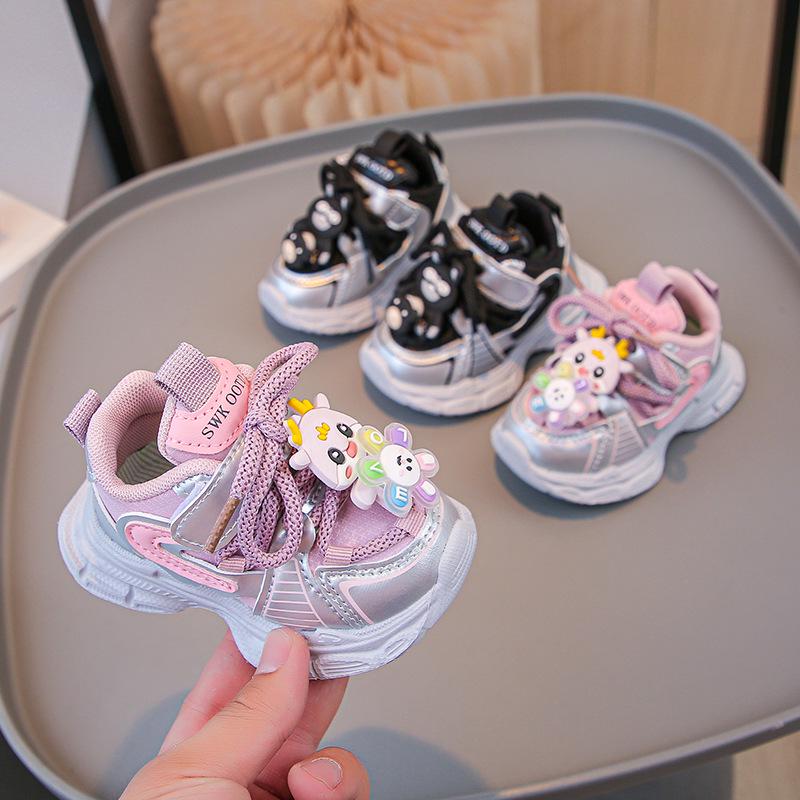 Lightweight Non-Slip Toddler Sneakers for Boys & Girls - Autumn Walking Shoes