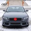 Winter Holiday Car Decor Christmas Reindeer Antlers with Red Nose, Plush Vehicle Decoration Festive Styling Kit Jingle Bell Ribbon, Auto Accessory for