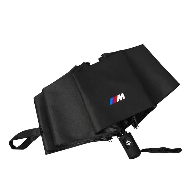 E60 Hot Car Logo Umbrella Auto Folding Windshield Sunshade Umbrella For BMW M Performance 1 3 5 7 Series M3 M4 M5 M6 X1 X3 X5 X