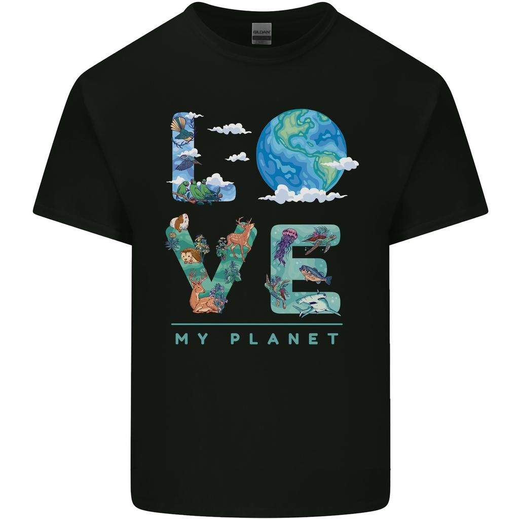 26 Love My Planet Climate Change Environment Mens Light Cotton T-Shirt Unisex T-Shirt