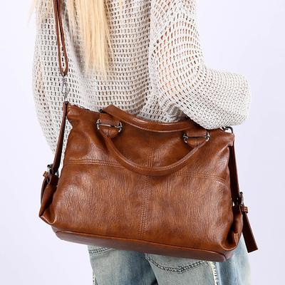 Mode Handtasche Tasche Damen neue Großraum vielseitige Schulter Umhängetasche Pendler Tragetasche