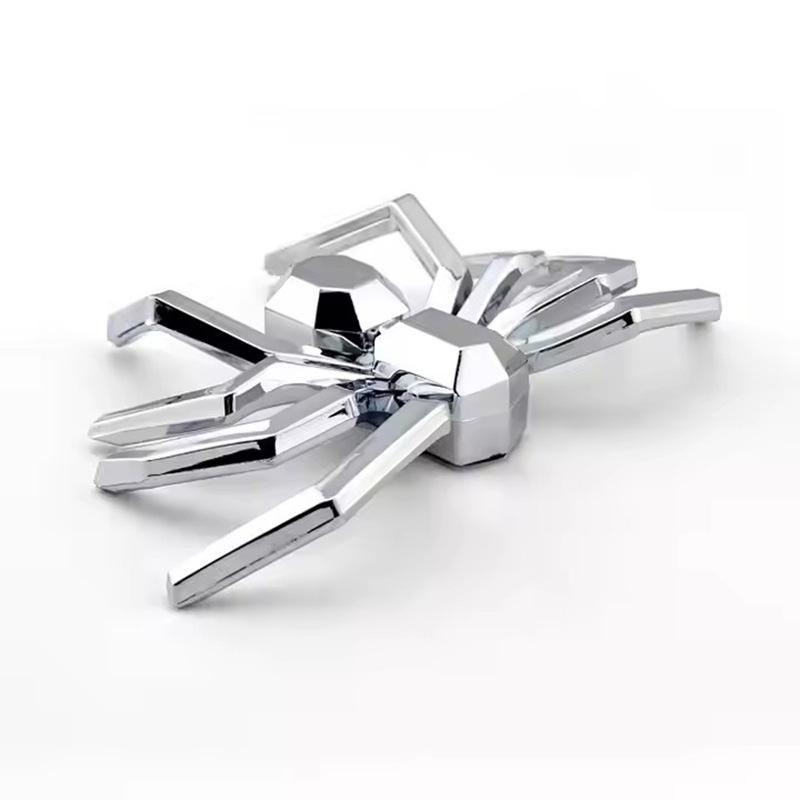 3D Spider Car Emblem Creative Car Motorcycle Spider Design Badges Decal Automotive Scratch Sticker Decoration For Car Truck