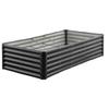 Metal Raised Garden Bed, 1.8 X 0.9 X 0.4 M Outdoor Galvanized Planter Garden Box, Open Bottom Design, Large Planter Raised Bed for Growing Vegetables,