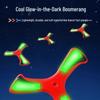 Luminous Boomerang Frisbee: Soft Returnable Flying Disc for Kids