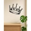 Crown Metal Wall Art Royal Theme Mural Prince Princess Bedroom Decor Housewarming Gift