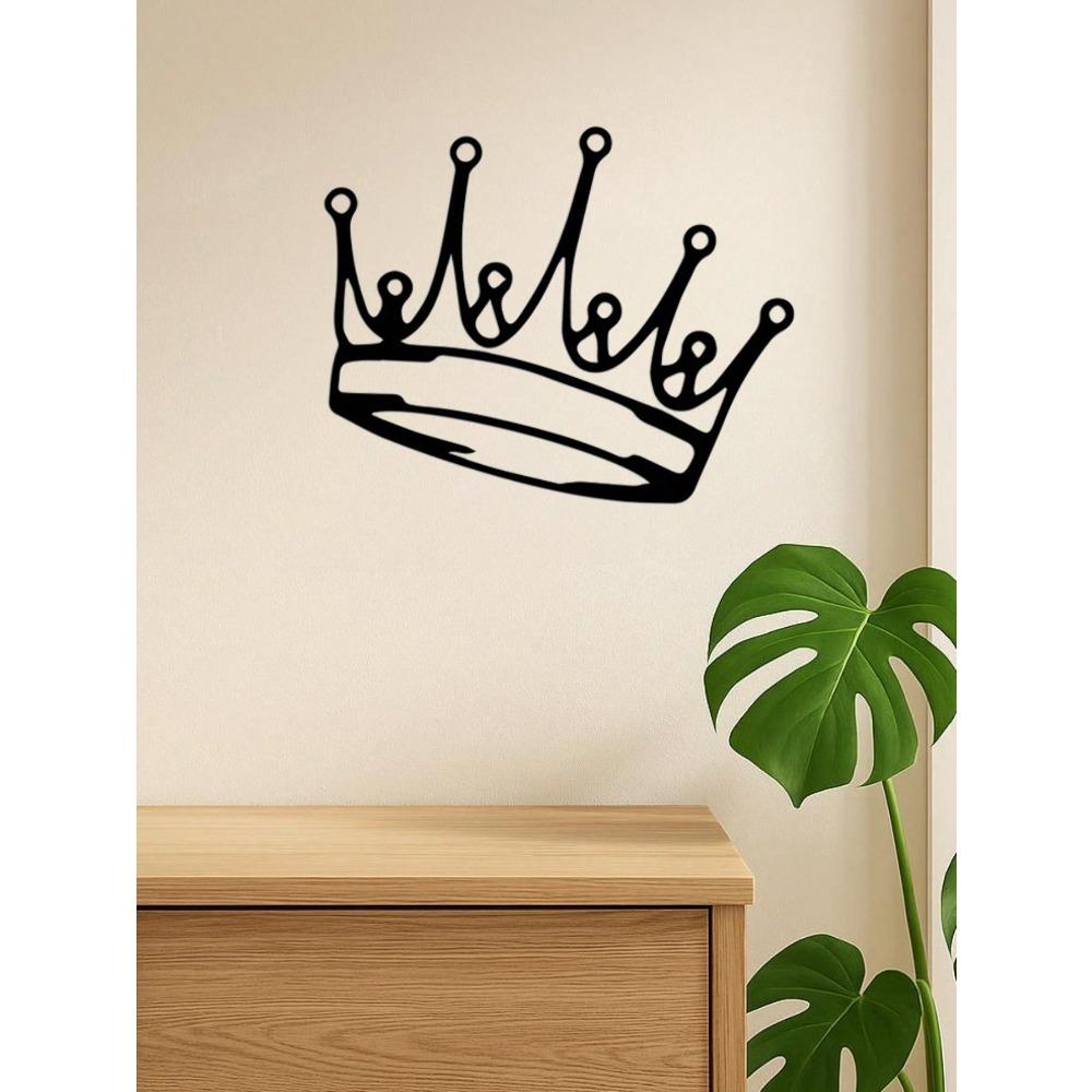 Crown Metal Wall Art Royal Theme Mural Prince Princess Bedroom Decor Housewarming Gift