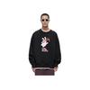 Anta Solid Color Embroidered Pattern Round Neck Skin-Friendly Long Sleeve Sweatshirt Unisex Sweatshirt Black 172248706-4