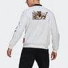 adidas Juventus Football Print Stripe Bomber Jacket GU6962