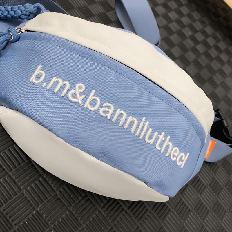 Chest Bag Men Women's Crossbody Bag Waist Bag Student Embroidered Satchel