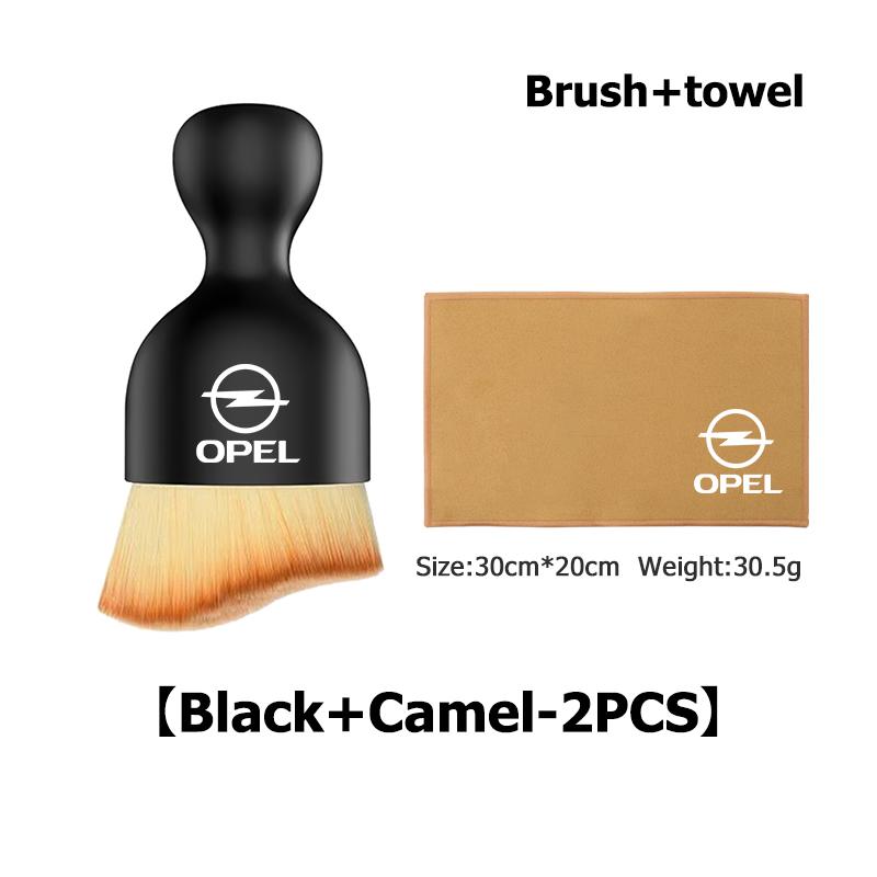 AAAYQ1 Car Cleaning Brush Wash Microfiber Towel Gap Dust Remove Tool For Opel Corsa Mokka Astra Cascada Adam Insignia Meriva Vectra