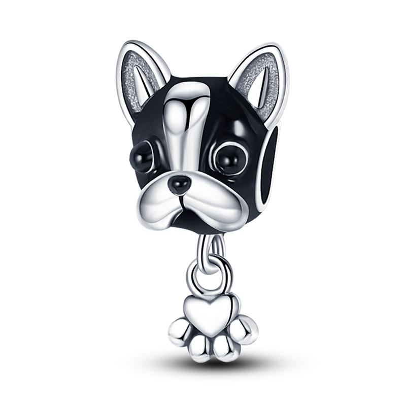 Animal Collection Copper French Bulldog Cat Butterfly Ladybug Charms Beads Fit Original Mula Bracelet Jewelry