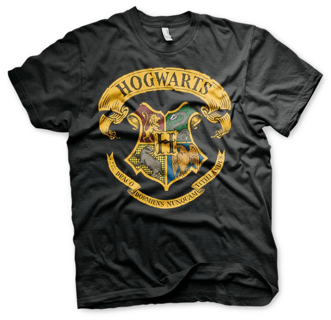 Officially Licensed Harry Potter - Hogwarts Crest Men S T-Shirt S-XXL Sizes S