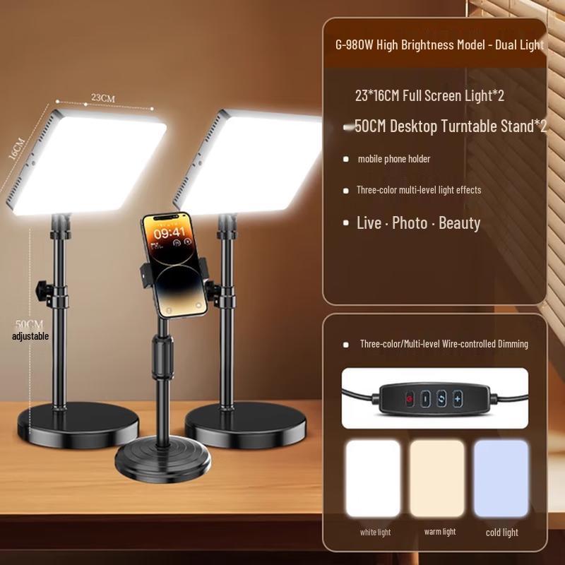 Relacart Professional LED Fill Light for Live Streaming