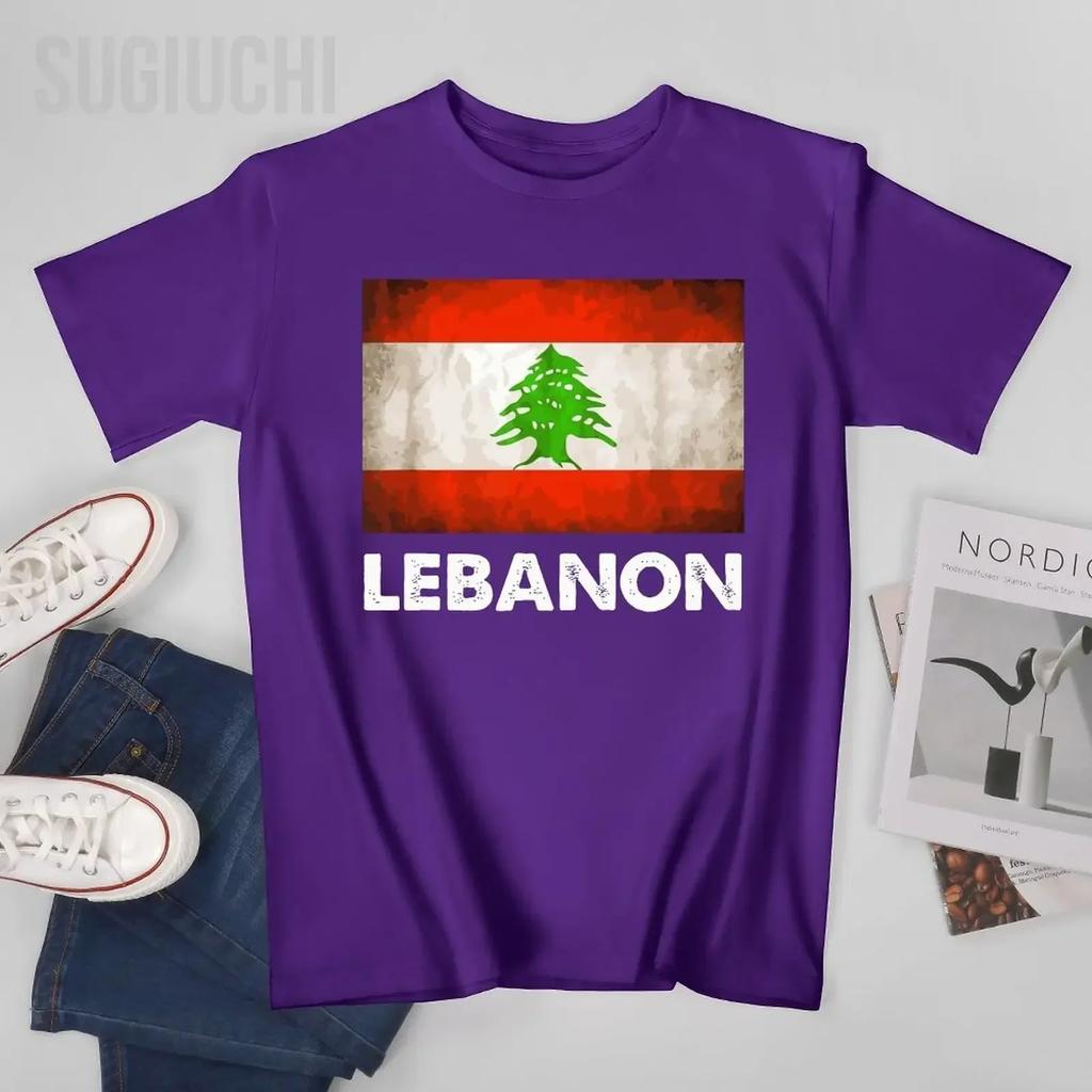 Unisex Unisex Lebanon Lebanese Flag Lebanon Tshirt Tees T Shirts WoUnisex Boys 100 Cotton TShirt