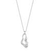 [Worn by TWICE's Tzuyu and BIGBANG's Daesung] Twist Wave 925 Silver Long Necklace N050-01H.
