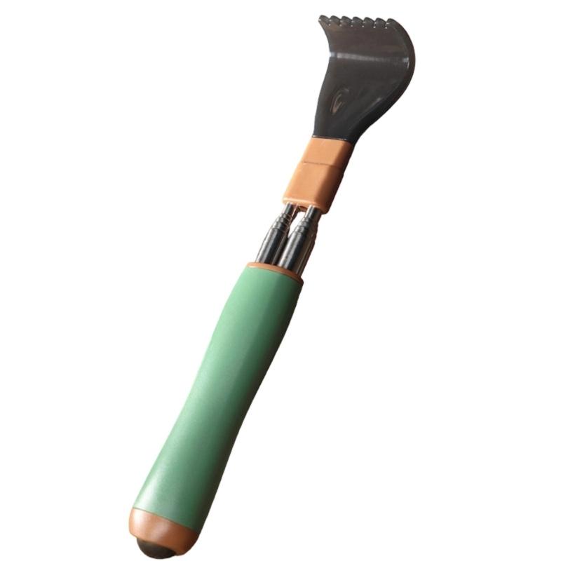 Stainless Steel Constructed Telescopic Back Itch Reliever with Massage Feature and Anti Slip Grip