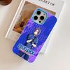 Blue Lock Reo Mikage Jelly Doppelschicht Hellblau Handyhülle für iPhone 17 16 15 14 13 12 11 Air Pro Max Plus Schutz