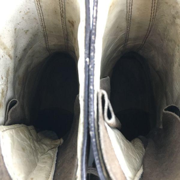 Pre-1980s Europe Vintage Military STAR GOMMER Combat Officer Boots Size 41 (Approx. 25.526.0cm) Brown Men's(USED)