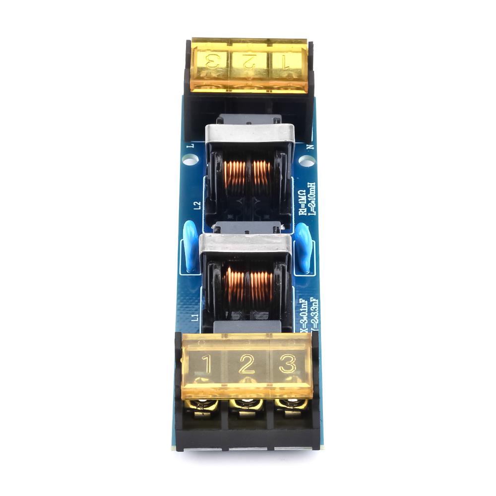 25A 6A Netzfilterplatine EMI Hochfrequenz Zweistufige Stromversorgung Tiefpassfiltermodul Energiemanagement EMI-Filter