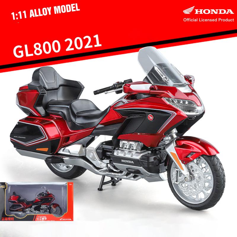 1/12 Honda Golden Wing GL800 Motorcycle Cruise Motorcycle Alloy Diecast Model Boy Alloy Simulation Collection Ornament Toy Car