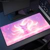 XXL Cute Mouse Pad Kawaii Fox Table Mat Mousepad Computer Pads xcm Big Desktop Mats Large Gamer Mouse Pads Keyboard Deskmat