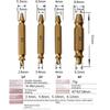 Titanium-Plated Screw Extractor Set with Double-Headed Bits