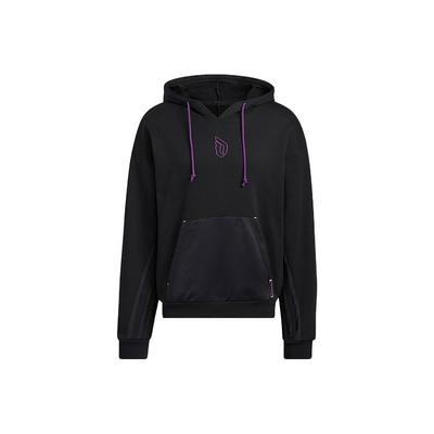 adidas Sweat à capuche de basketball Dame 8 à manches longues pour homme Noir HE5464