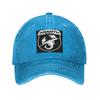Abarth C Cool Baseballkappen Mode Gewaschene Denim Hüte Outdoor Verstellbare Kappe Streetwear Baseball Cowboyhut für Unisex