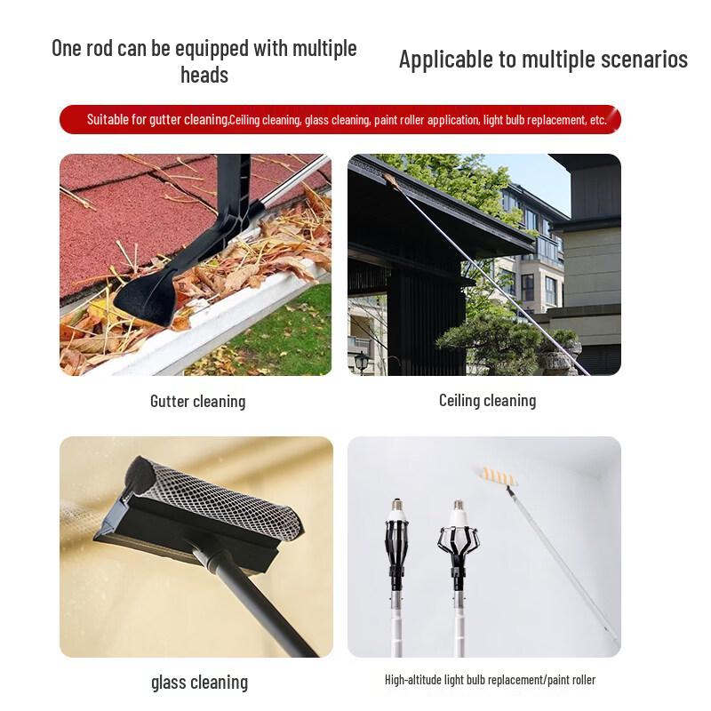 Jundingying 3.6m Telescopic Gutter Cleaning Tool Set
