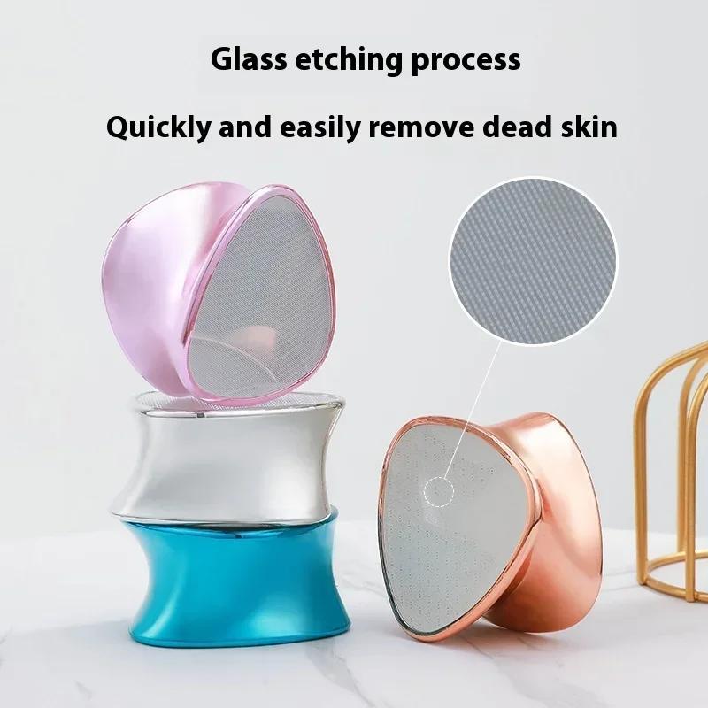 Dual purpose hair removal and dead skin foot grinder, household double-sided nano glass hair grinder for removing calluses