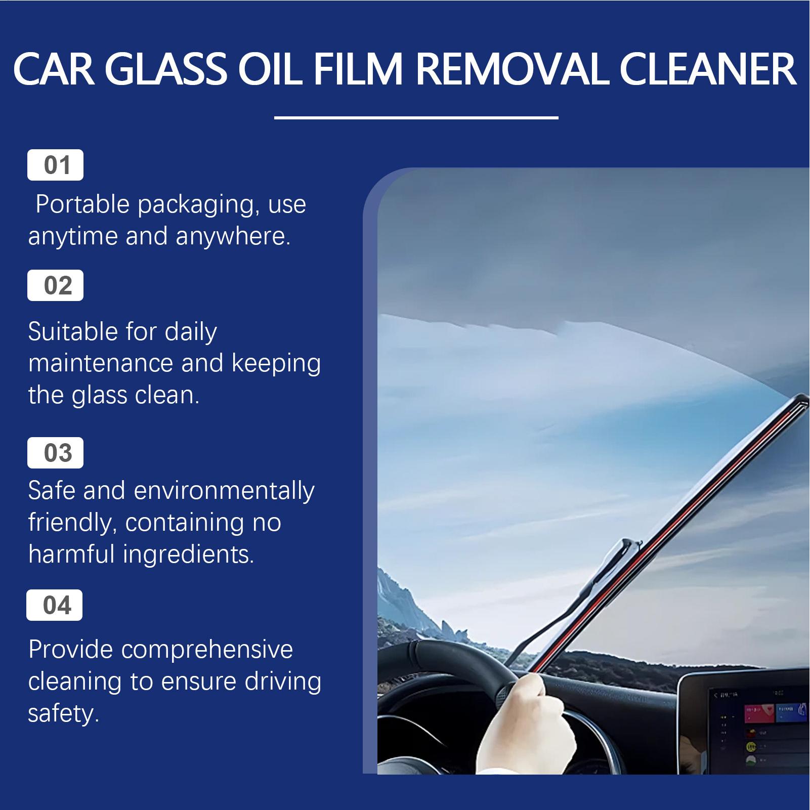 Car Glass Cleaner 100ml Oil Film Wash Spray Glass Oil Film Remover For Automotive SUV Car Interior Windshield Stains Removal CN